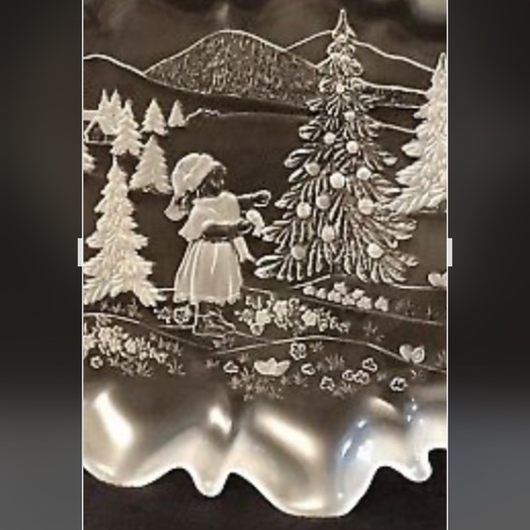 Mikasa Crystal Oval Large Platter Vintage - Picture 5 of 5